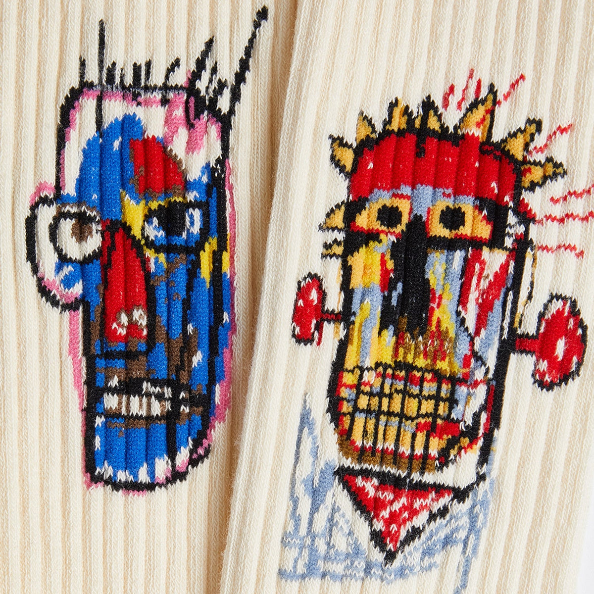 Calcetines Athletic Basquiat Heads 1982 JIMMY LION