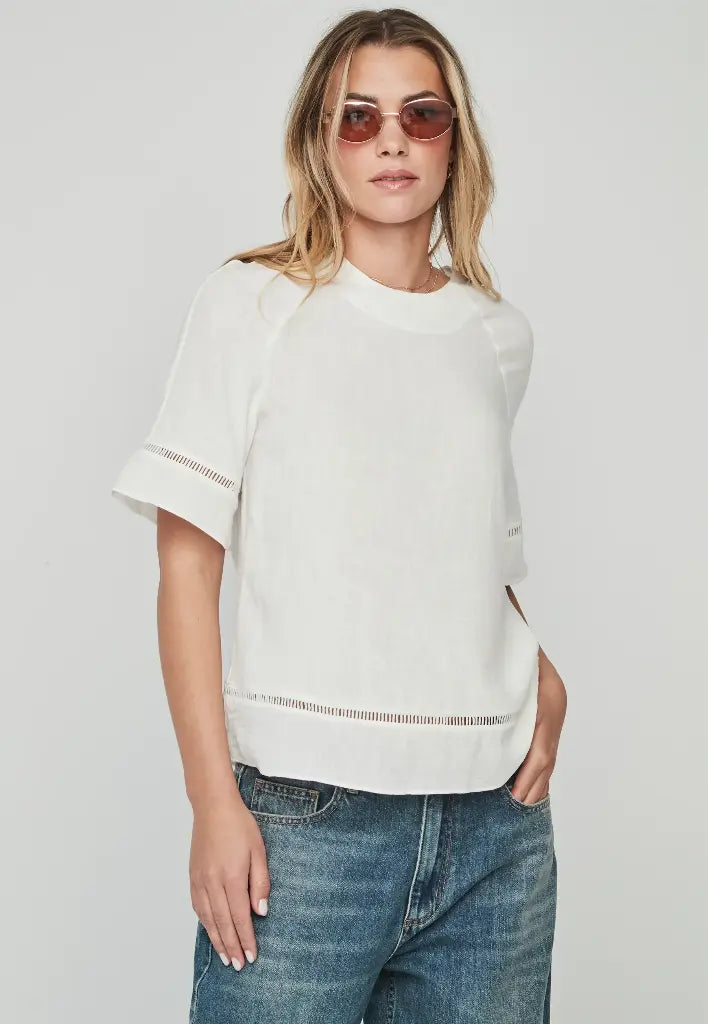Blusa bordado escalera UNIQUE UNLIMITED