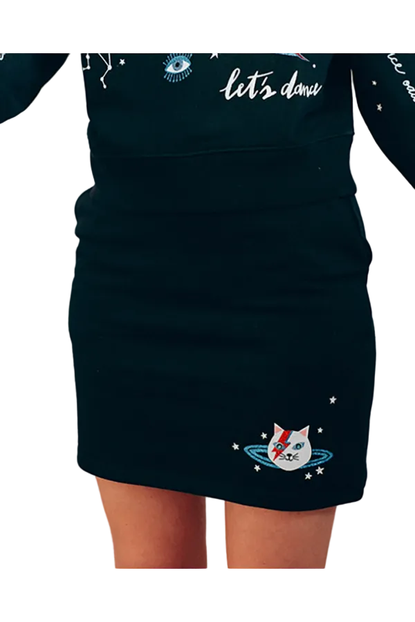 Falda DAVID MEOWI OFFSET COLLAGE
