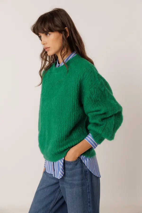 Jersey punto color verde INDI & COLD