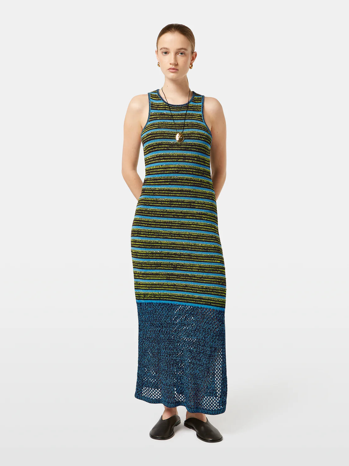Vestido rayas lentejuelas SCOTCH & SODA
