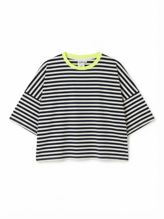 Camiseta rayas marino & blanco