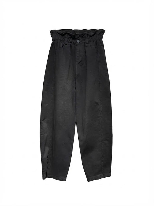 Pantalón carrot fit negro