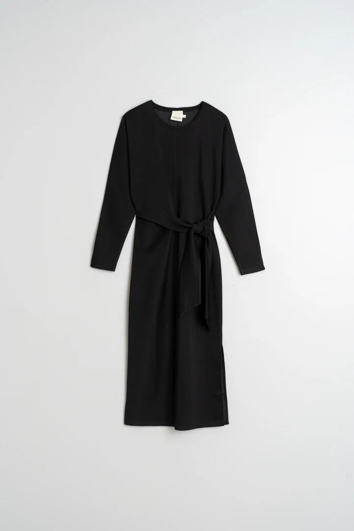 Vestido lazada y abertura lateral INDI & COLD