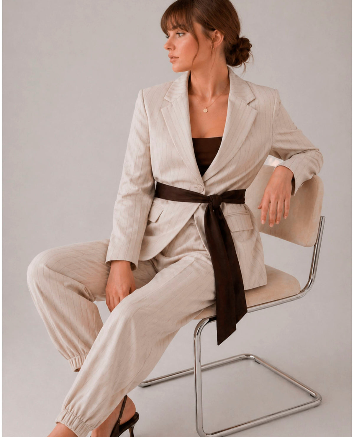 Blazer rayas Alice DOLORES PROMESAS