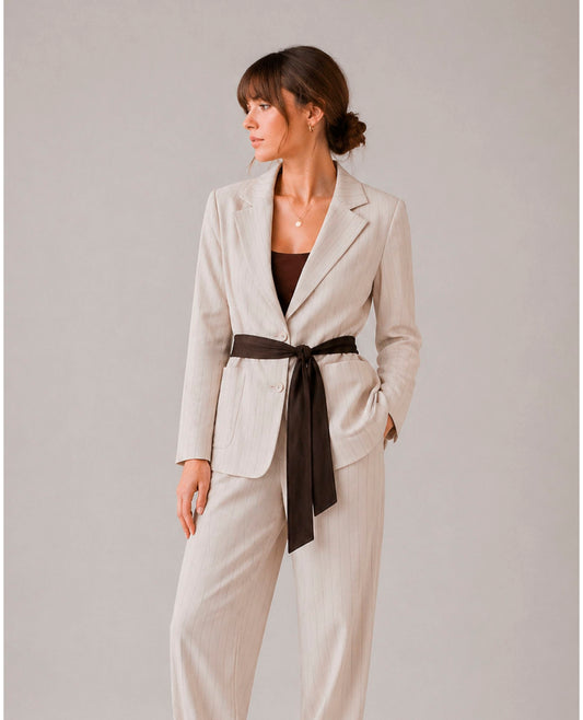Blazer rayas Alice DOLORES PROMESAS