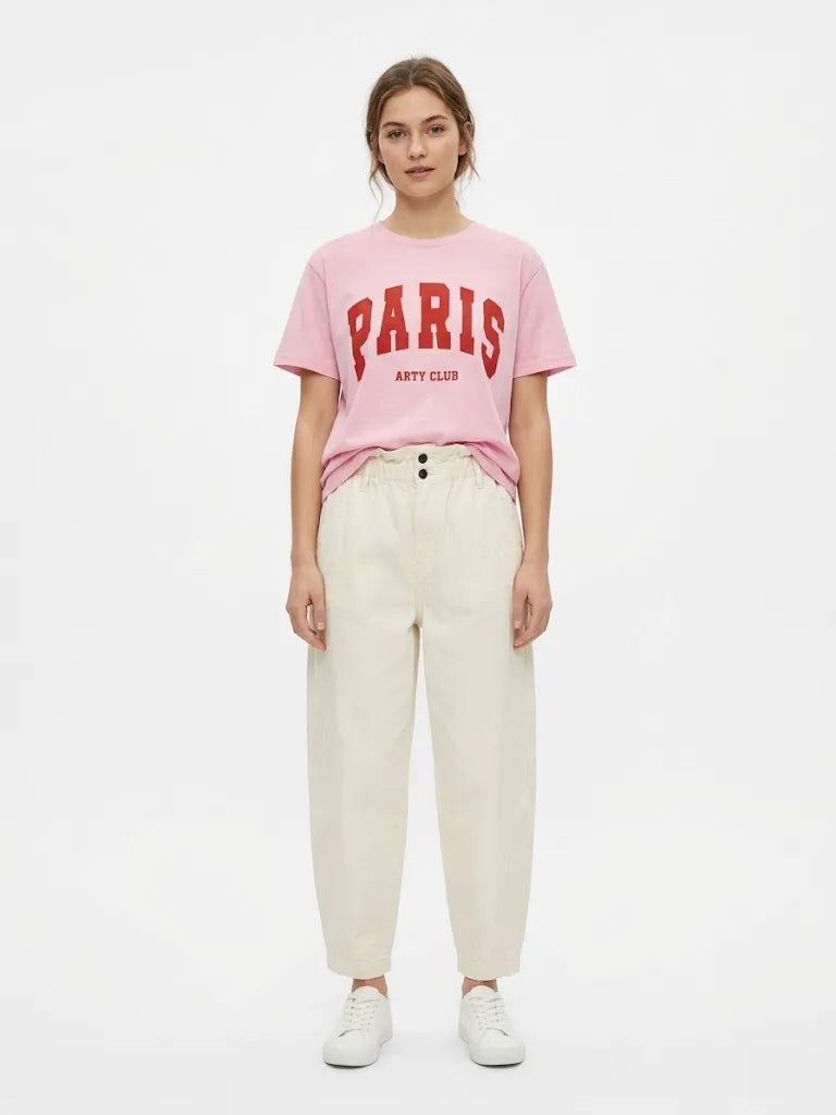 Camiseta PARIS color rosa