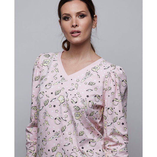 Sudadera espacio rosa  SPACE FLAMINGO
