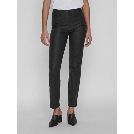 Pantalón recto revestidos negro VILA CLOTHES
