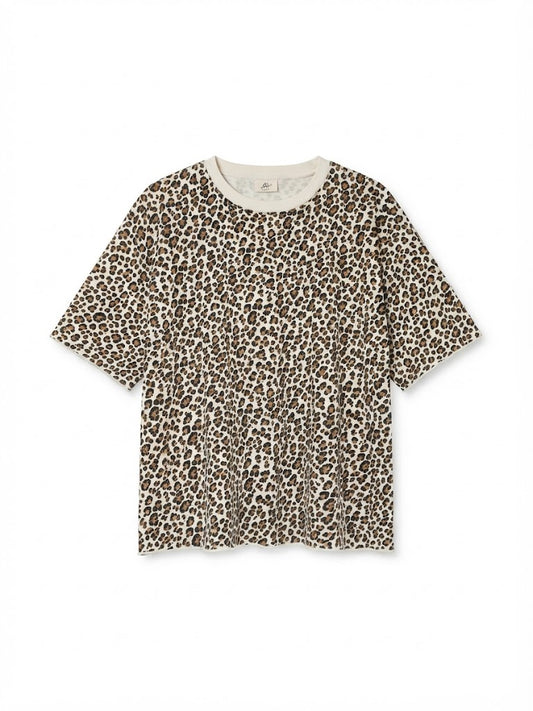 Camiseta manga 3/4 animal print