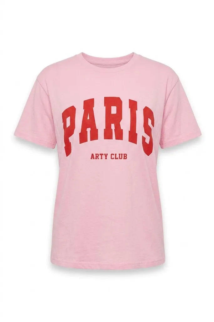 Camiseta PARIS color rosa