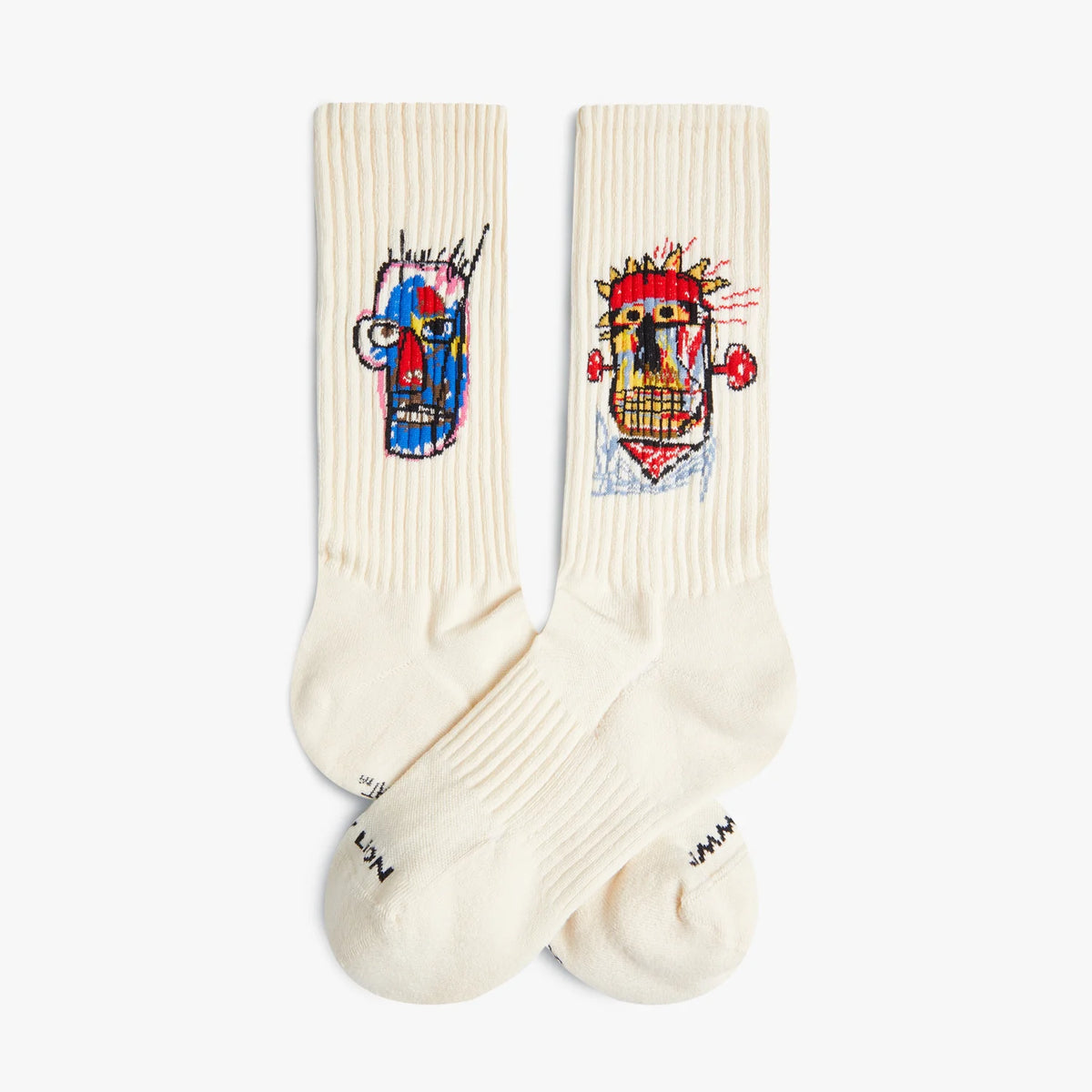 Calcetines Athletic Basquiat Heads 1982 JIMMY LION