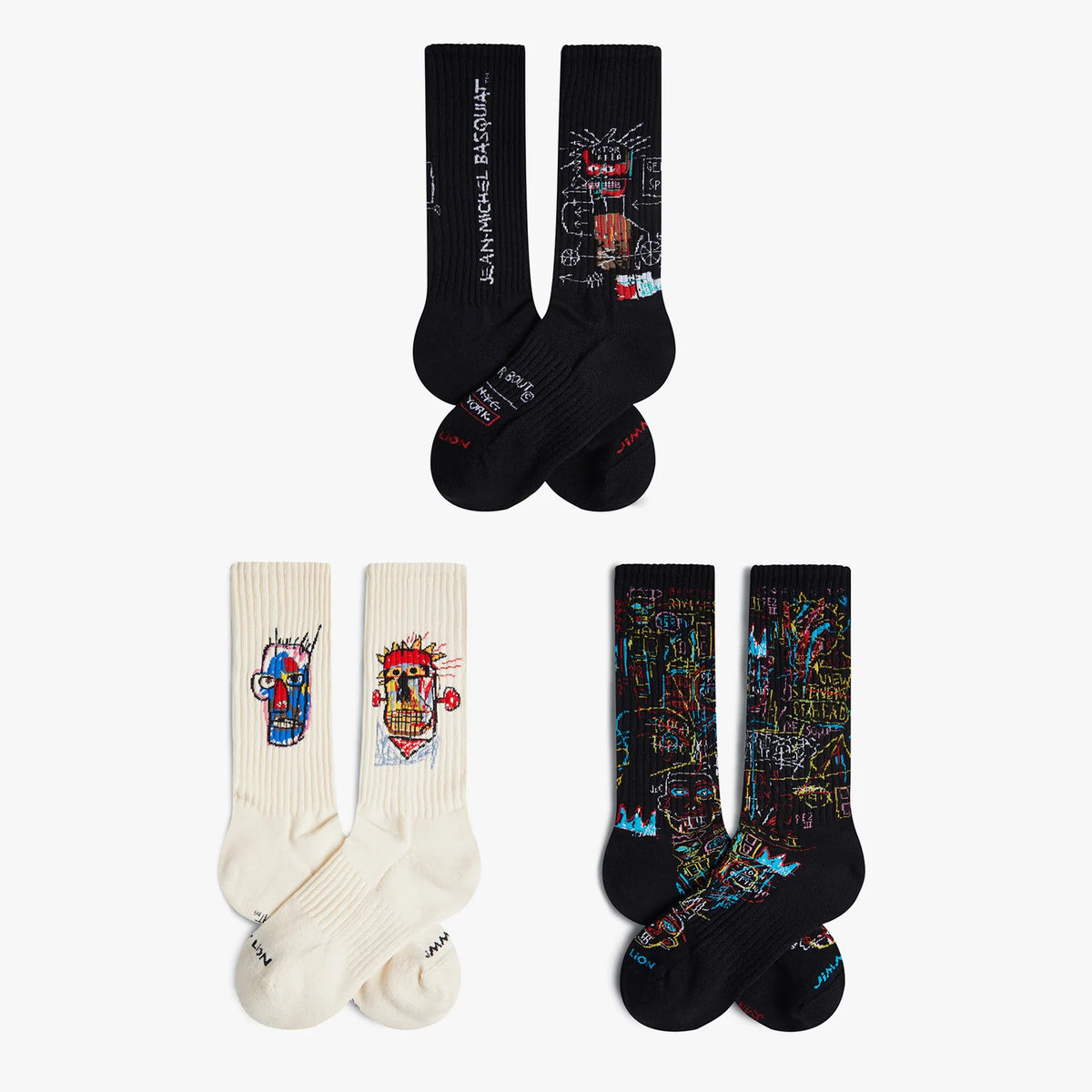 Pack calcetines Athletic Basquiat Pack II JIMMY LION