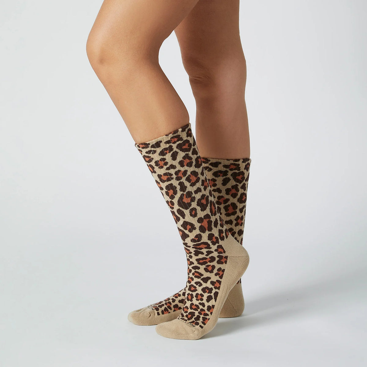 Calcetines  Athletic Leopard Print beige JIMMY LION