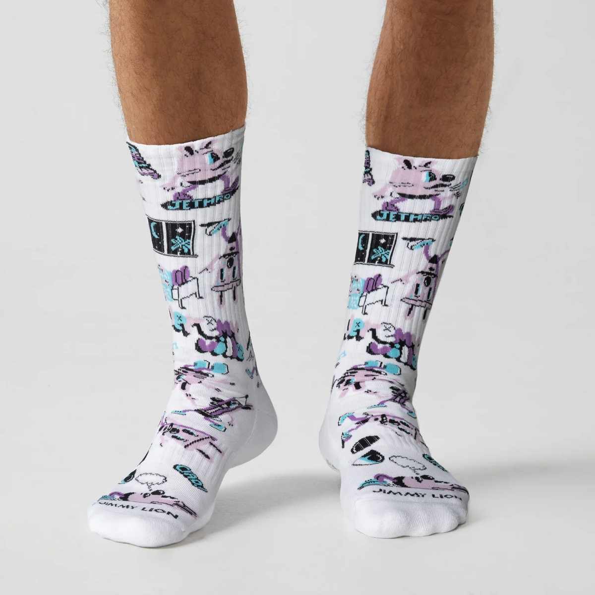 Calcetines ATHLETIC JETHRO PATTERN JEREMYVILLE JIMMY LION