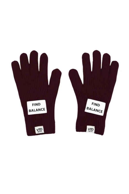 Guantes FIND BALANCE burgundy VTD