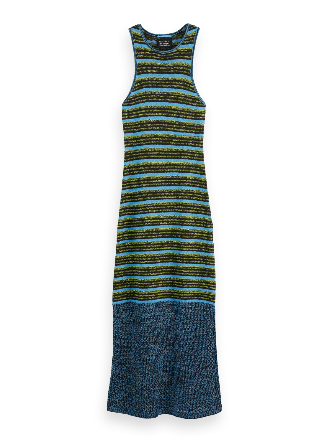 Vestido rayas lentejuelas SCOTCH & SODA