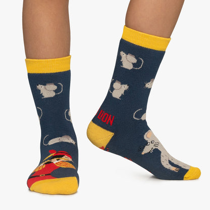 Calcetines antideslizantes KIDS PIED PIPER  azul oscuro  JIMMY LION