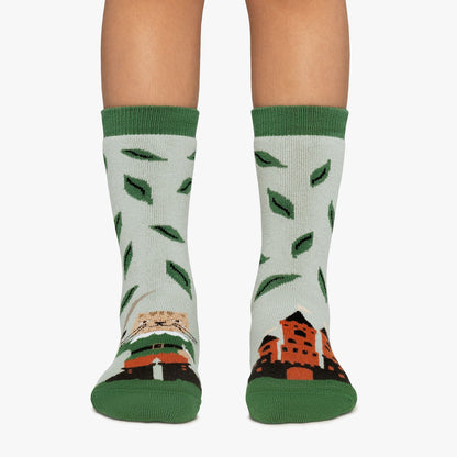 Calcetines antideslizantes KIDS PUSS IN BOOTS  light green  JIMMY LION