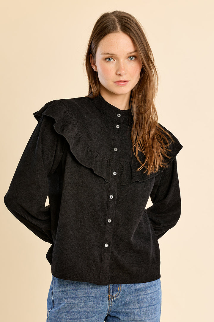 Camisa volantes pana MOLLY BRACKEN