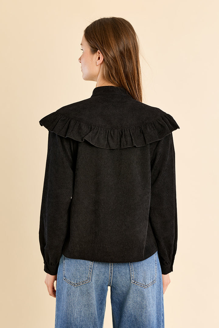 Camisa volantes pana MOLLY BRACKEN