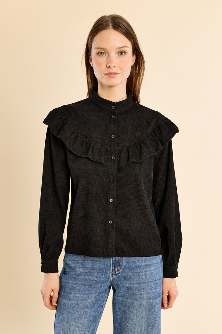 Camisa volantes pana MOLLY BRACKEN