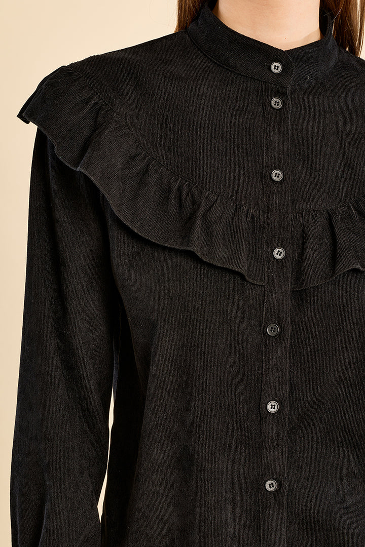 Camisa volantes pana MOLLY BRACKEN