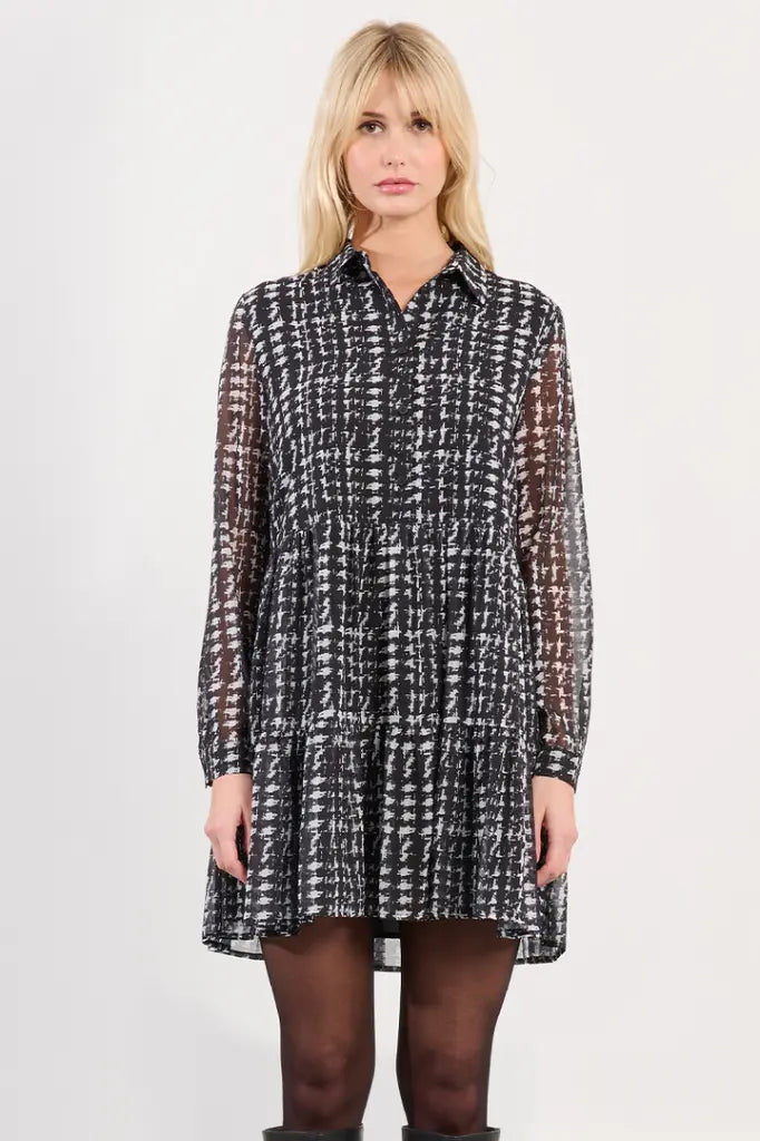 Vestido camisero cuadros  LILI SIDONIO