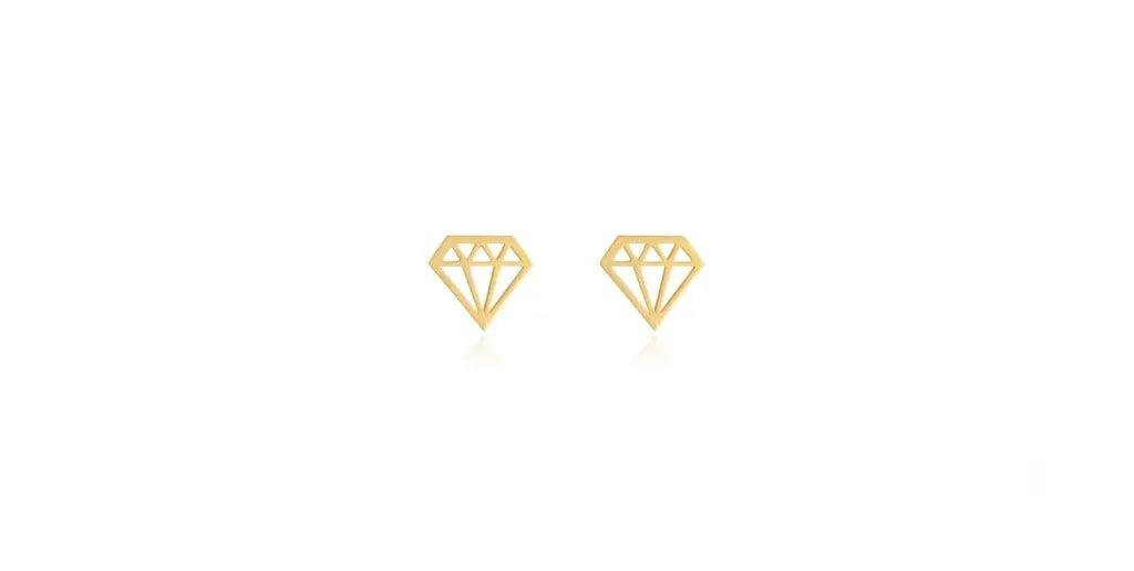 Pendientes forma diamante