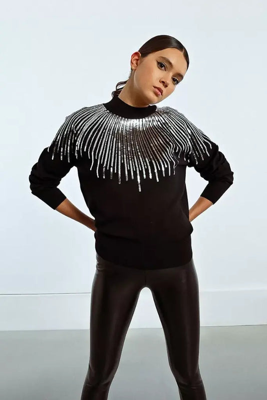 Sudadera lentejuelas  LILI SIDONIO