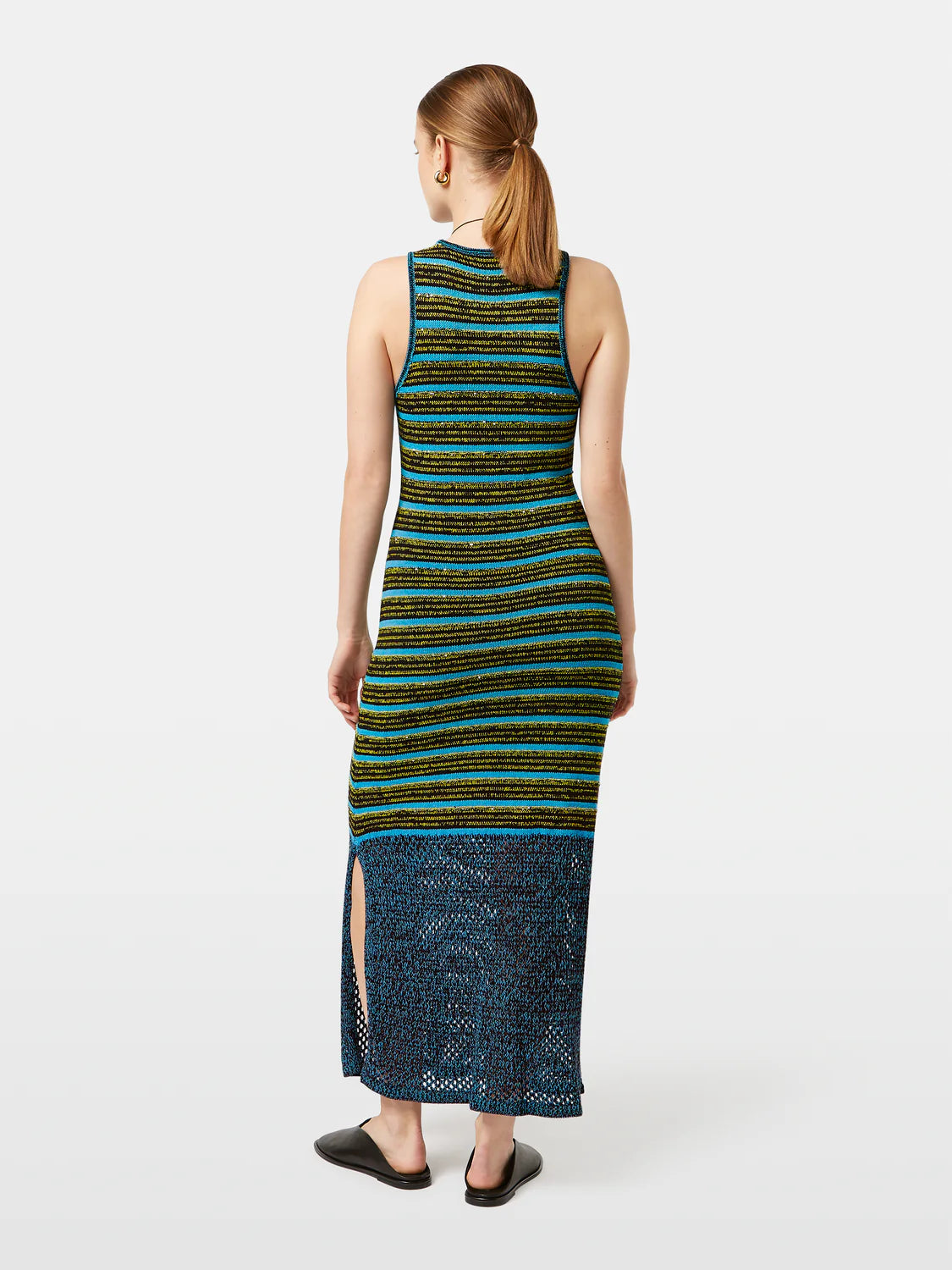 Vestido rayas lentejuelas SCOTCH & SODA