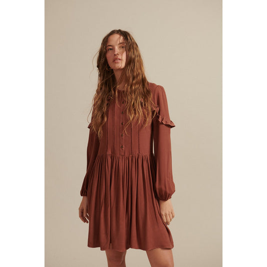 Vestido mangas abombadas MAGGIE SWEET