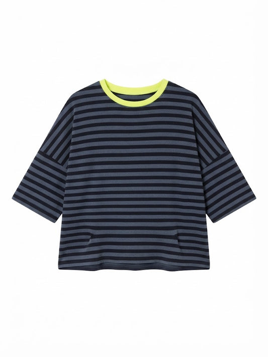 Camiseta rayas marino & denim