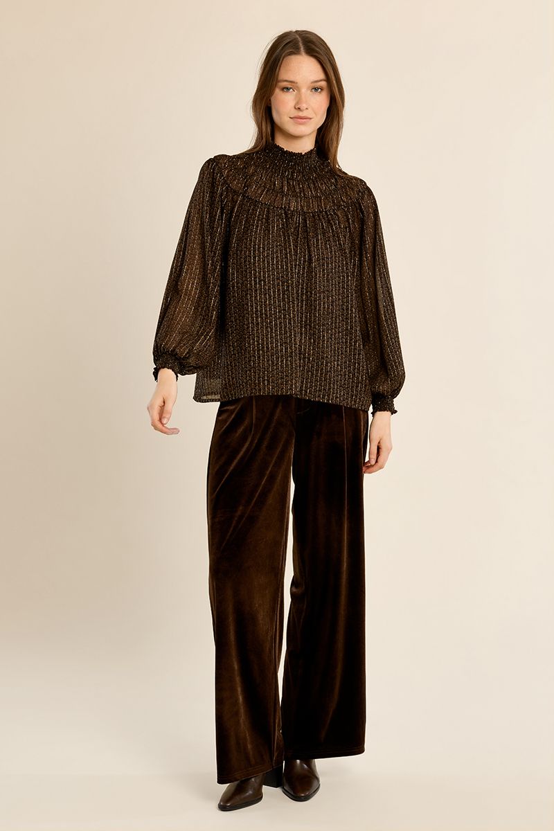 Blusa semi transparencias MOLLY BRACKEN