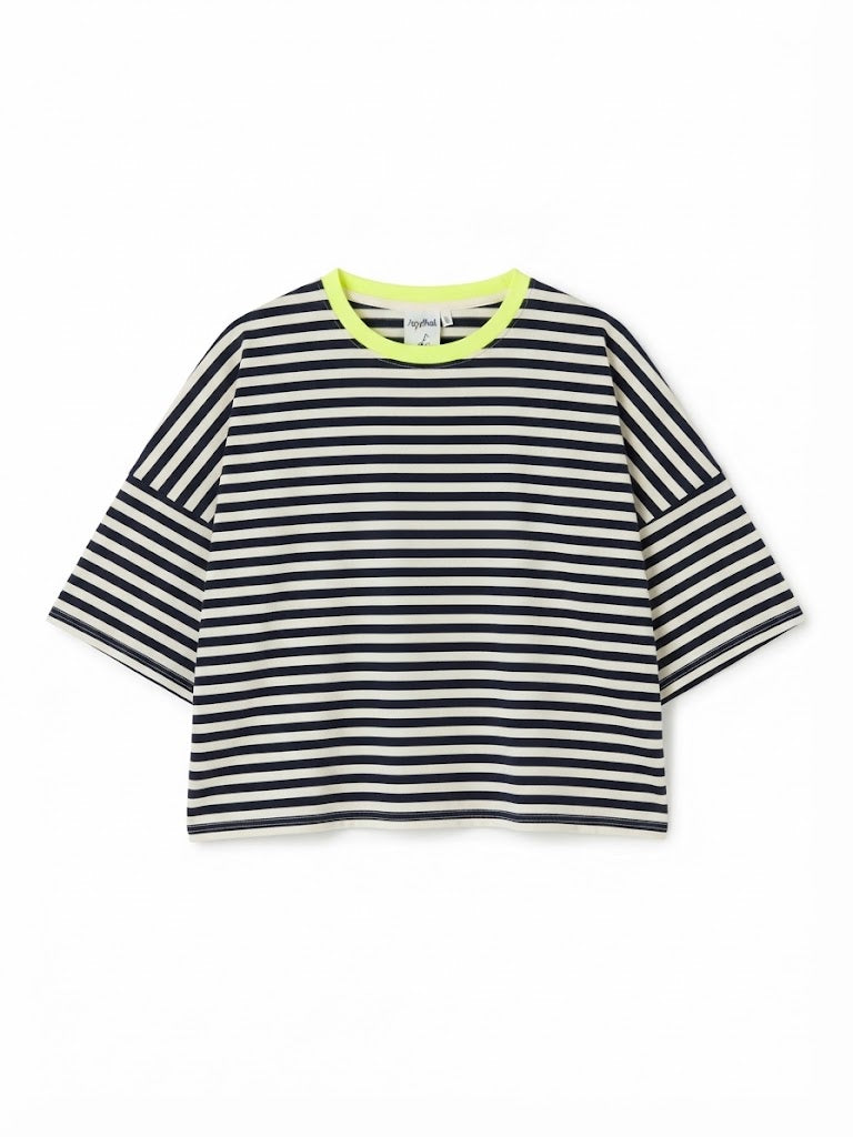 Camiseta rayas marino & blanco