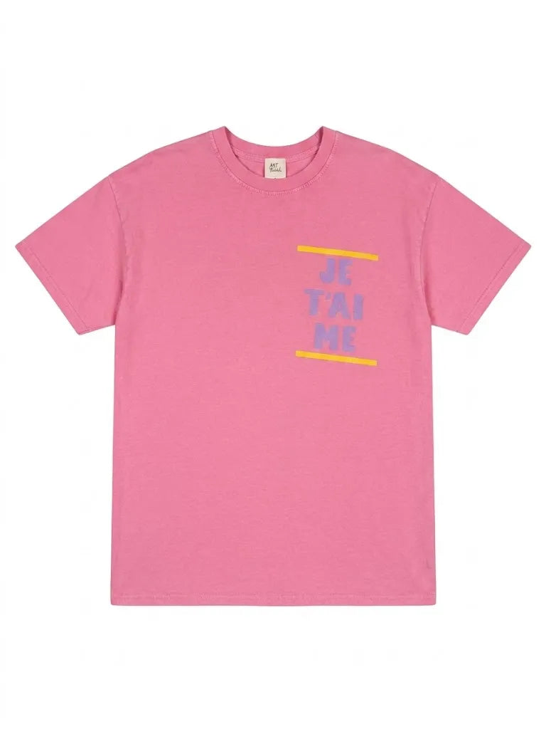 Camiseta JE TÁI ME color pink