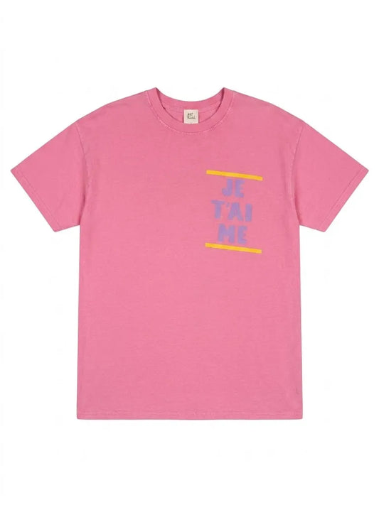 Camiseta JE TÁI ME color pink