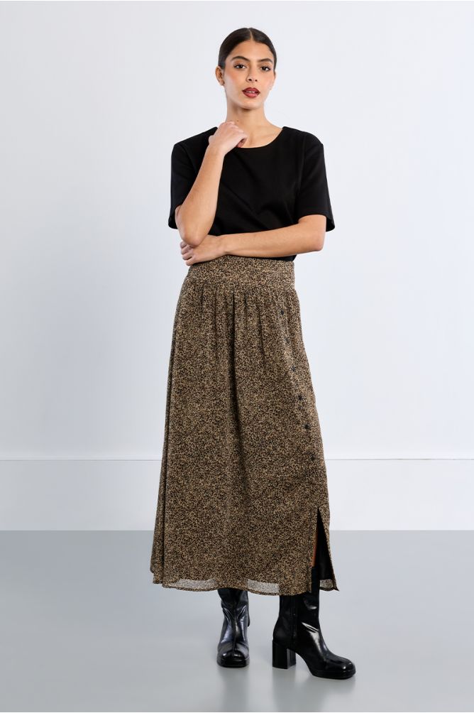 Falda estampado animal LILI SIDONIO