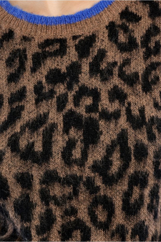 Jersey animal ribete azul LILI SIDONIO