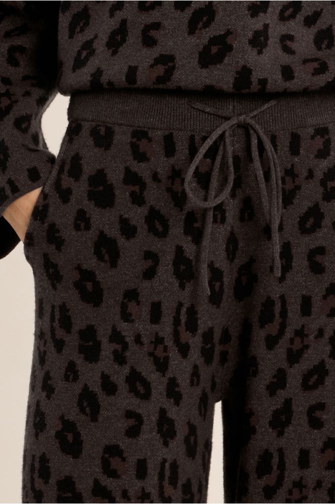 Pantalón animal con lazada MOLLY BRACKEN