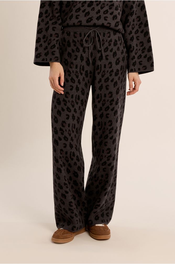 Pantalón animal con lazada MOLLY BRACKEN
