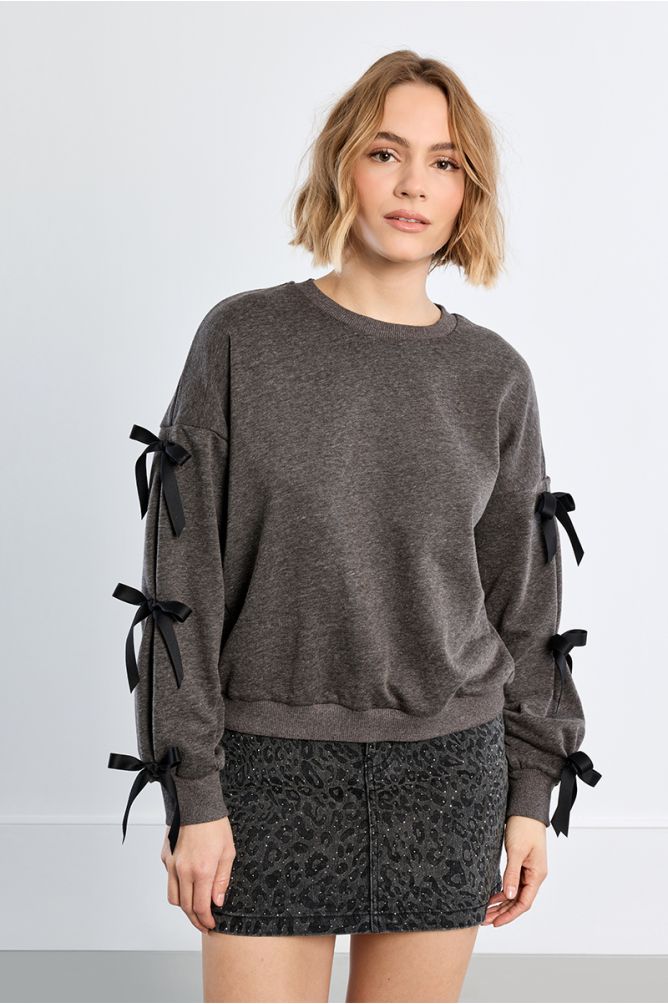 Sudadera mangas lazos LILI SIDONIO