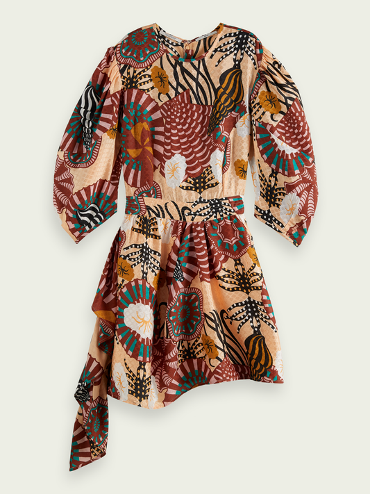 Vestido jacquard con lurex SCOTCH & SODA