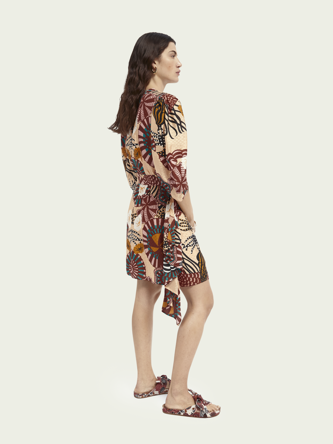 Vestido jacquard con lurex SCOTCH & SODA