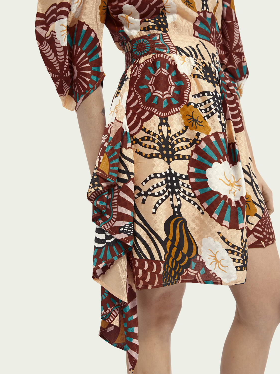 Vestido jacquard con lurex SCOTCH & SODA