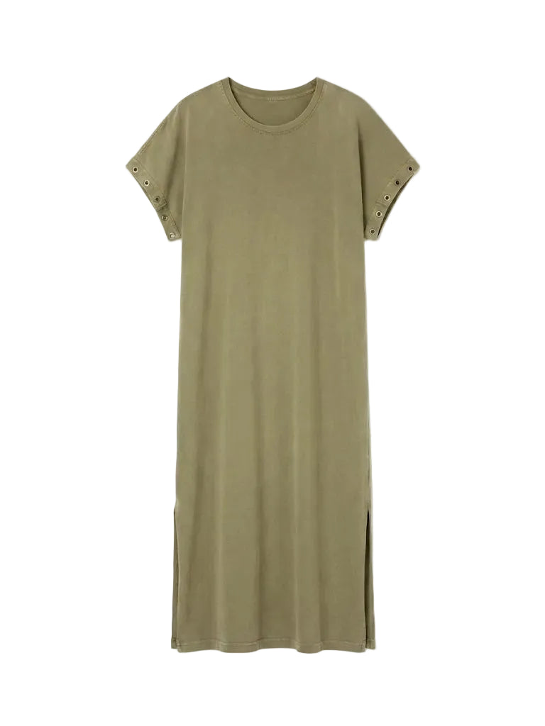 Vestido midi Army kaki