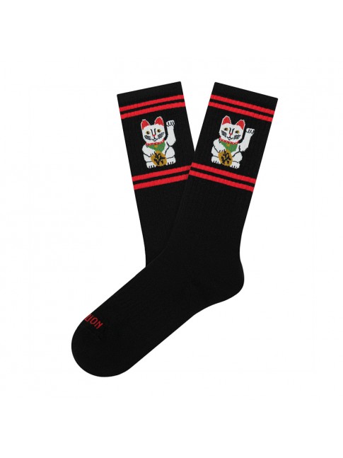 Calcetines  ATHLETIC LUCKY CAT  black  JIMMY LION