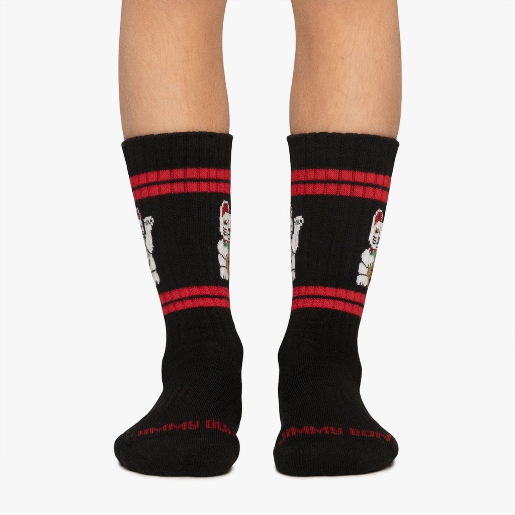 Calcetines Kids Athletic Cat negro  JIMMY LION