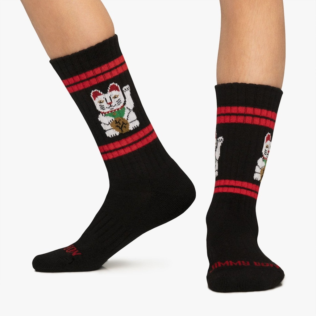Calcetines Kids Athletic Cat negro  JIMMY LION