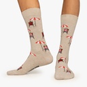 Calcetines DEATH BEACH  color beige  JIMMY LION